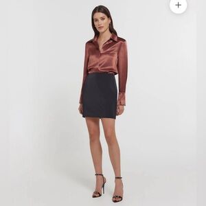 KIANNA - Size 4 - Black mini skirt